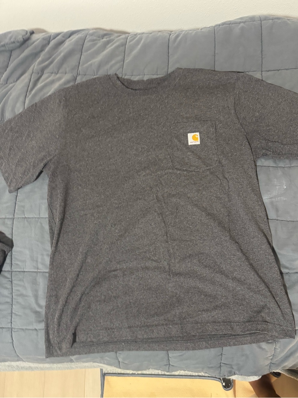 Carhartt Heather Charcoal Short-Sleeve Pocket Tee
